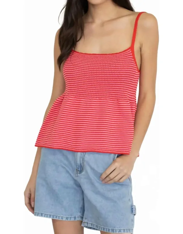 Knit Stripe Tank Top
