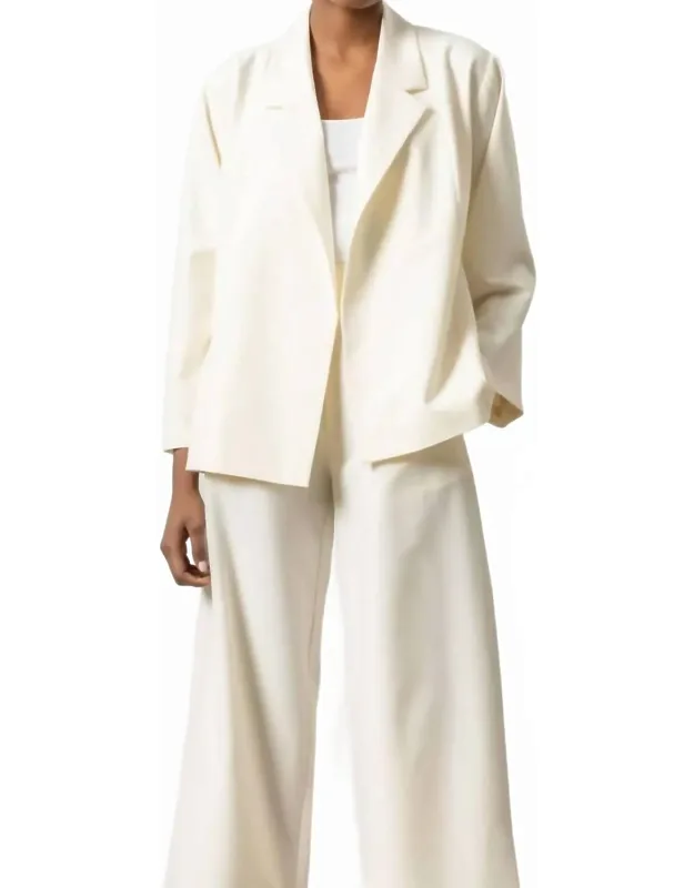 Notch Collar Blazer
