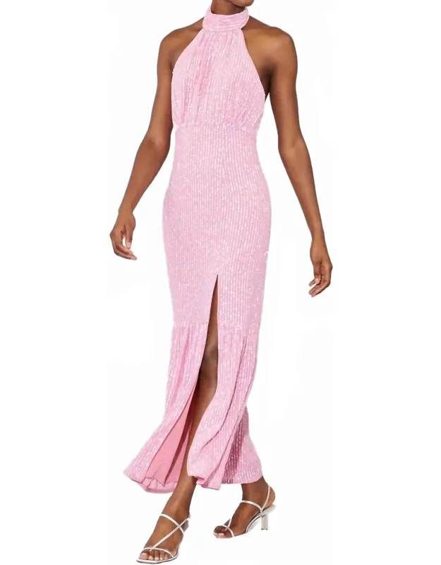 Audie Halter Midi Dress