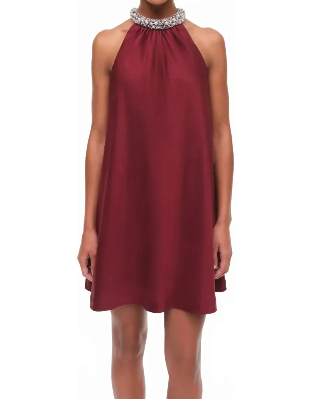 Hadleigh Satin Mini Dress