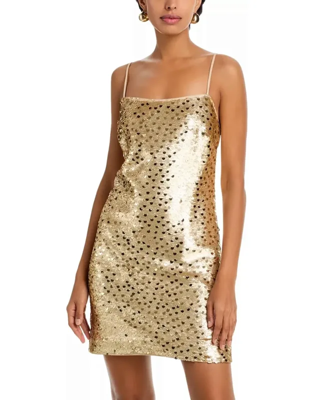 Colette Dot Sequin Mini Dress