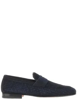 Suede Leather Penny Loafers