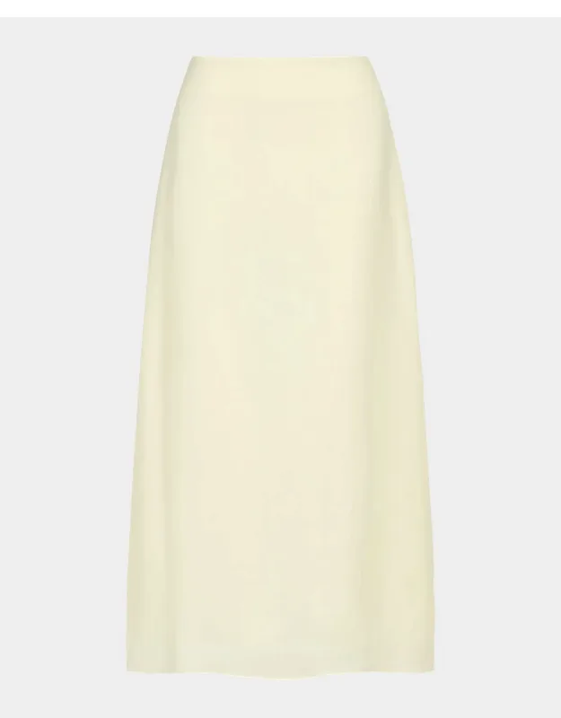 A-line Linen Skirt