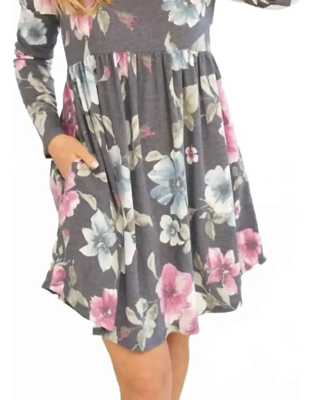 Floral Babydoll Mini Dress