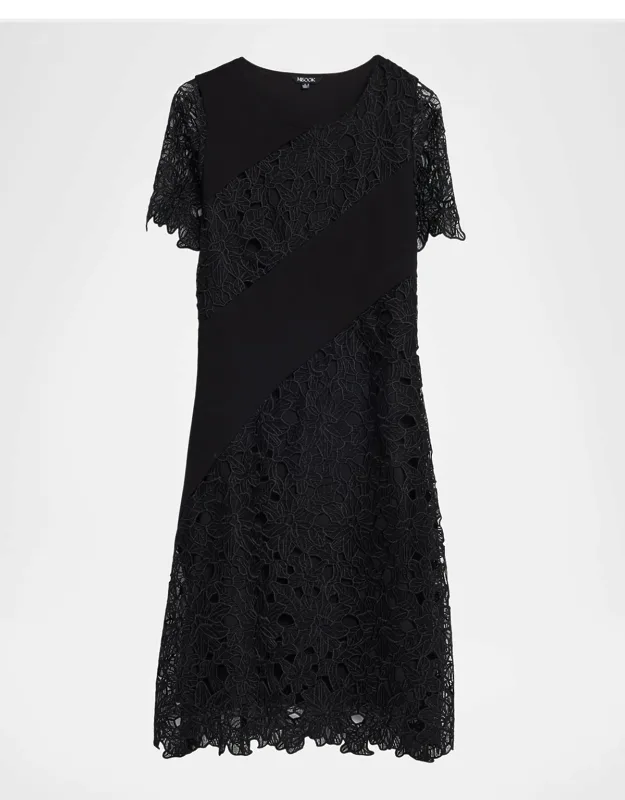 Floral Lace Midi Dress