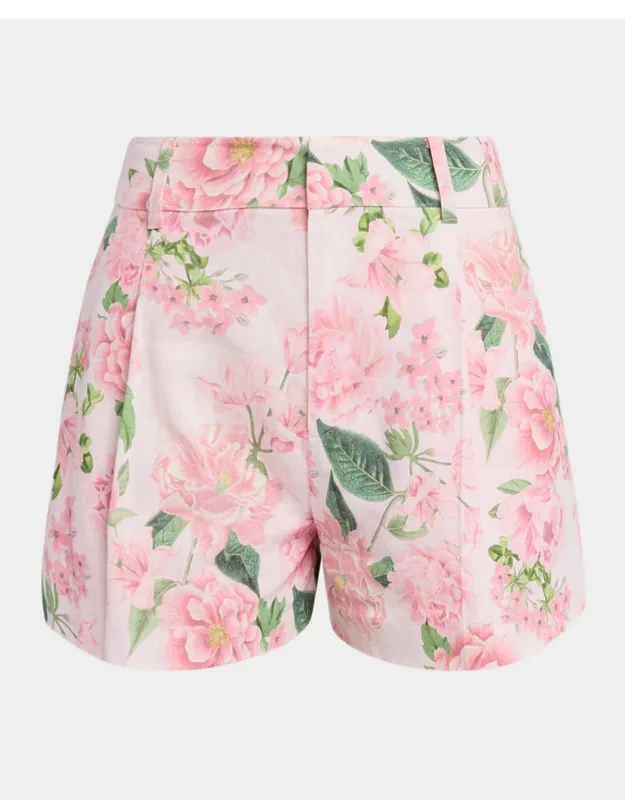 Floral Linen Shorts