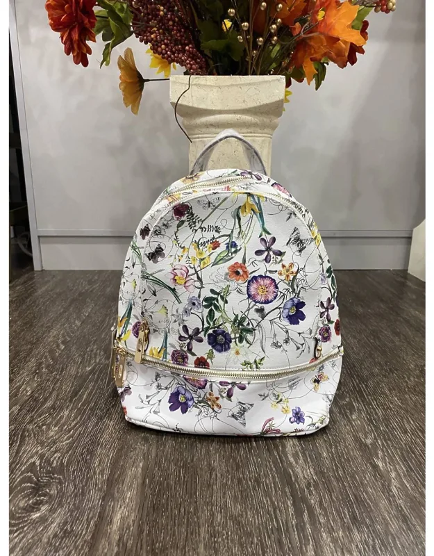 Flower Backpack Purse