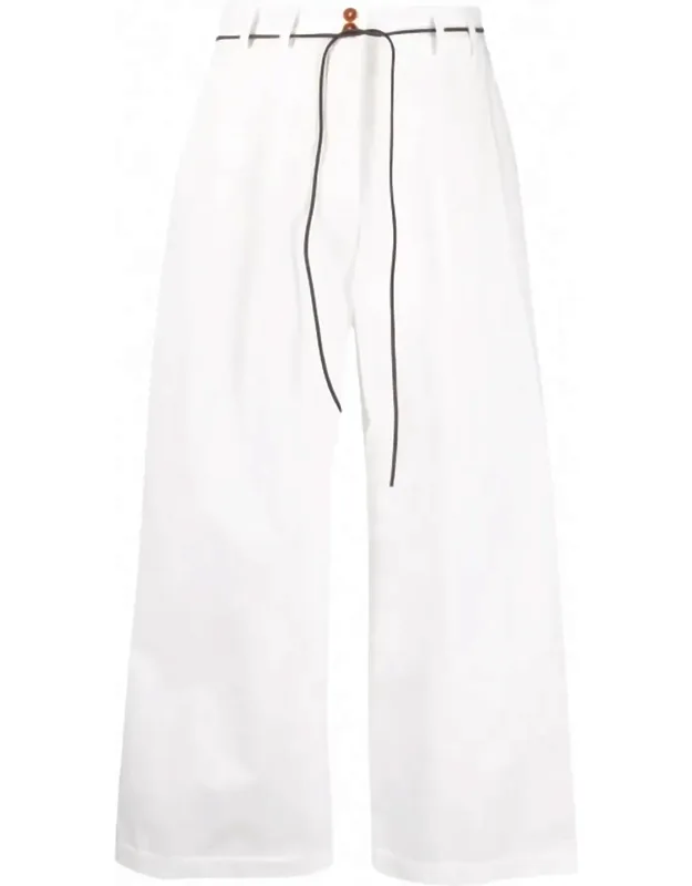 Wide Pleat Trousers