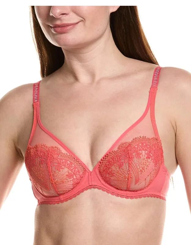 Allure Sheer Plunge Bra