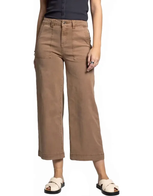 Cropped Utility Pants