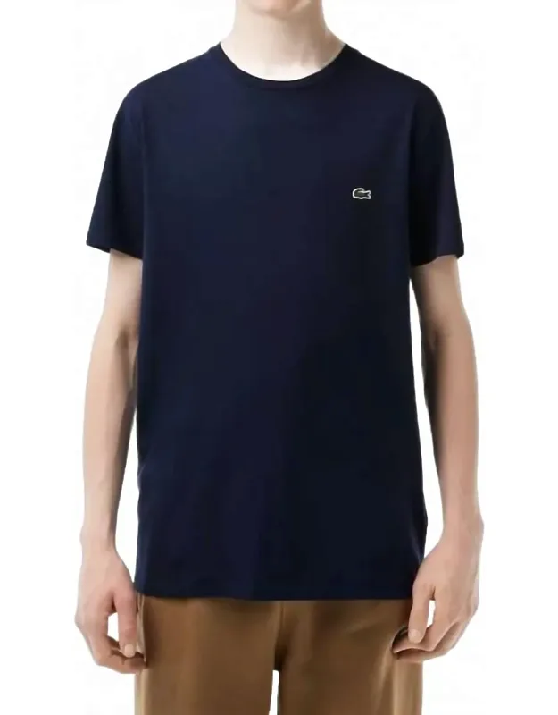 Short Sleeve Crewneck Pima Cotton Jersey T-shirt