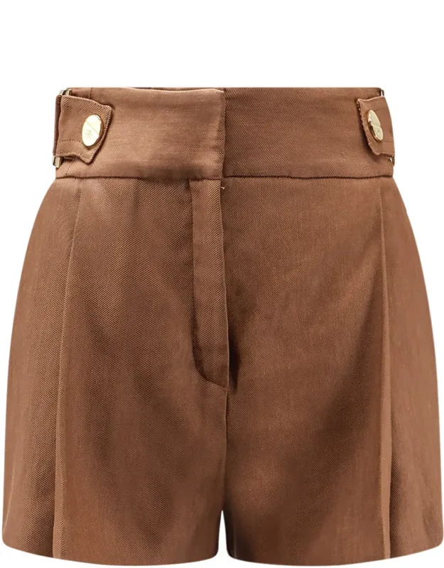 Daily Linen And Viscose Shorts