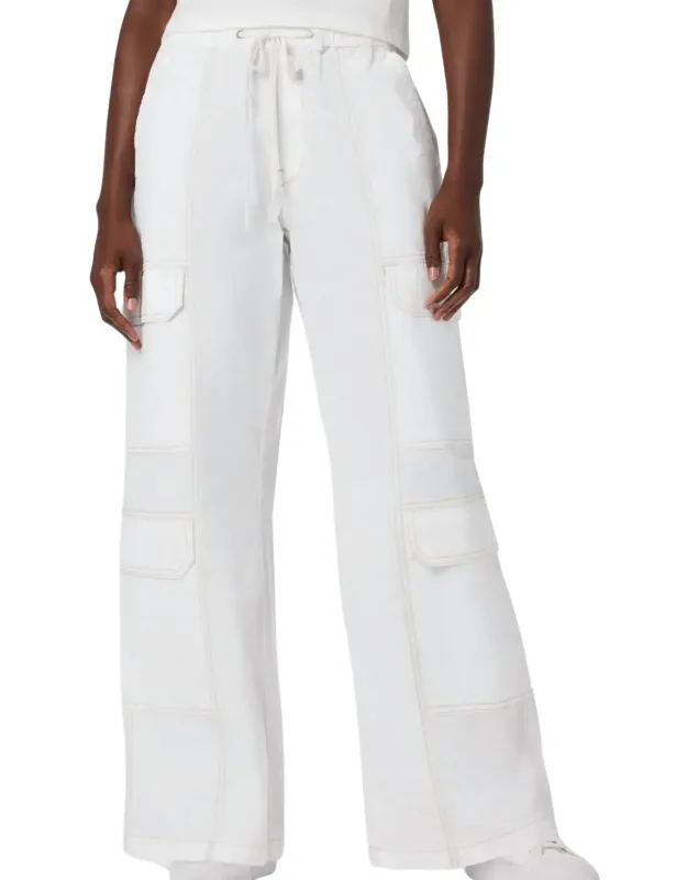 Drawstring Parachute Wide Leg Cargo Pants