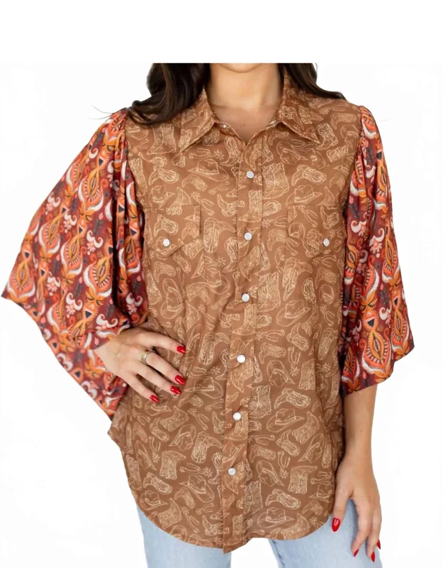 Abstract Blouse