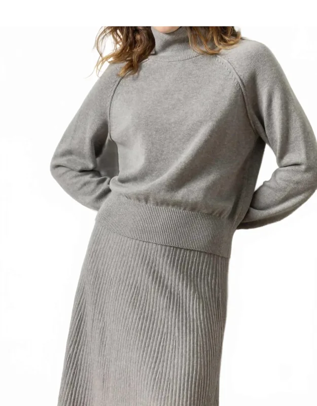 Raglan Turtleneck Sweater
