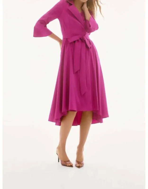 Wrap Dress With Bow