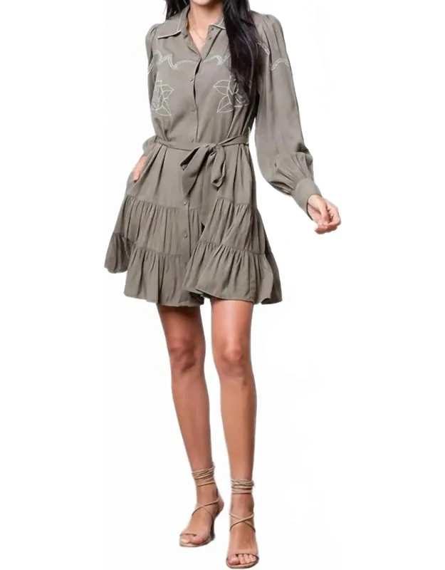 Blossom Western Mini Dress