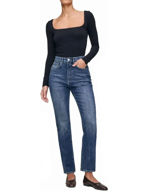 Kristy Cigarette High Rise Jeans
