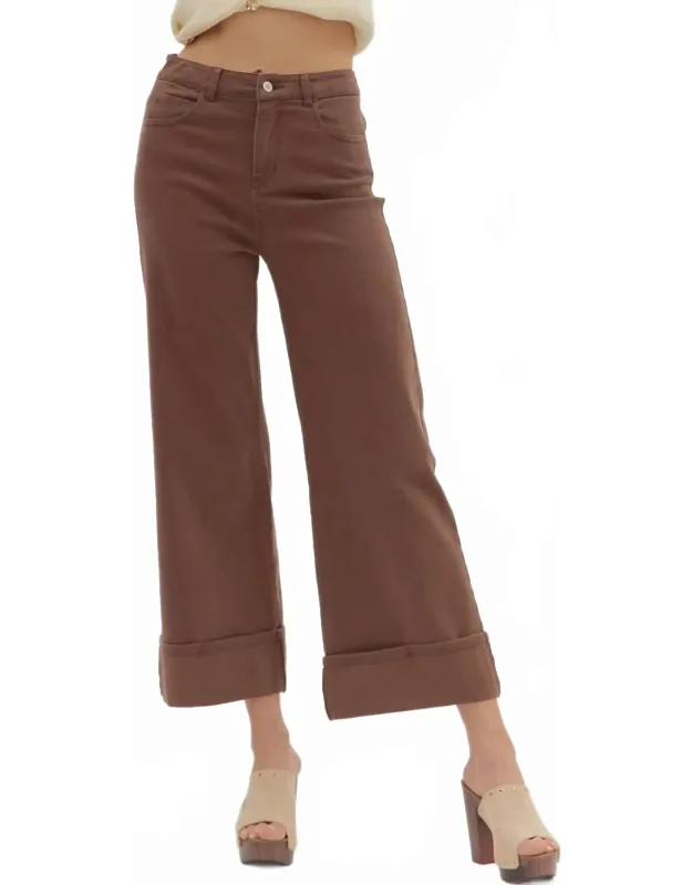 Mid Rise Ankle Pants