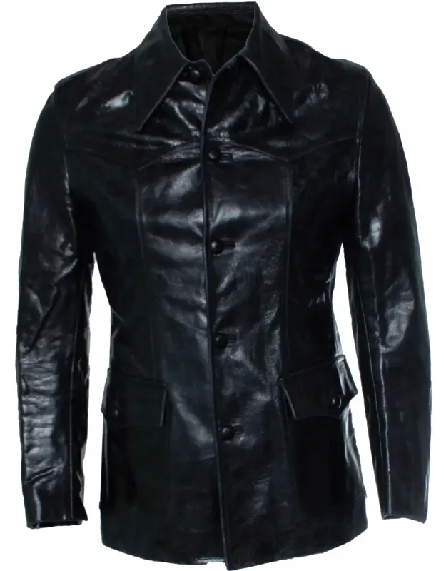 Distressed Leather Jacket