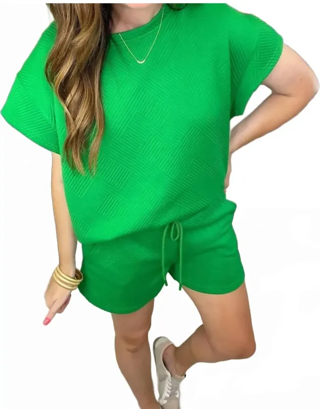 Call My Jet Textured Shorts