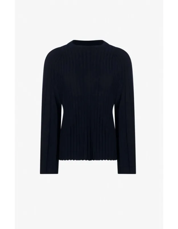 Merino Blend Bell Sleeve Sweater