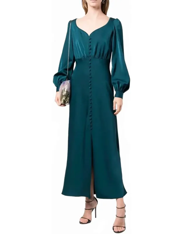 Satin Midi Dress