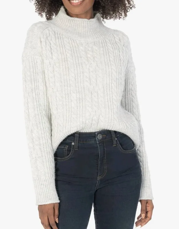 Ribbed Turtle Neck Sweater