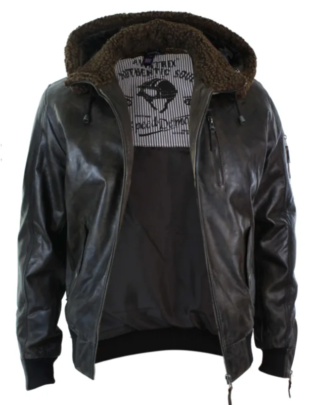 Hooded Bomber Jacket
