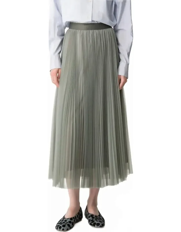 Tulle Pliss Skirt