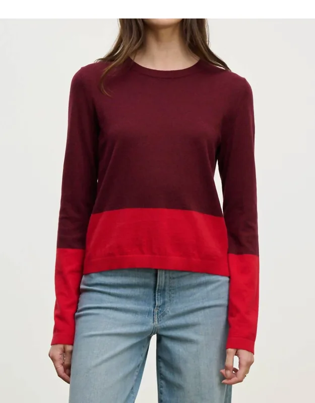 Colorblock Sweater