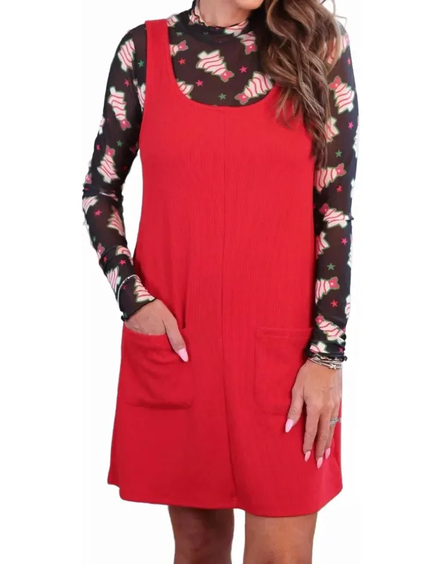Ribbed Jumper Dress