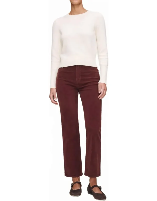 Patti Straight High Rise Ankle Jeans
