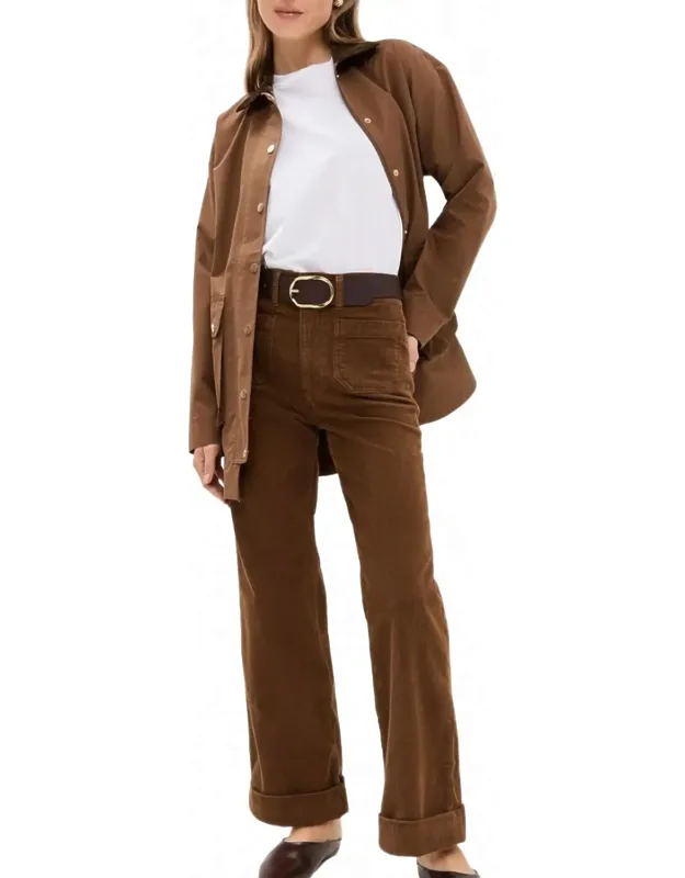 Cropped Wide Leg Pants