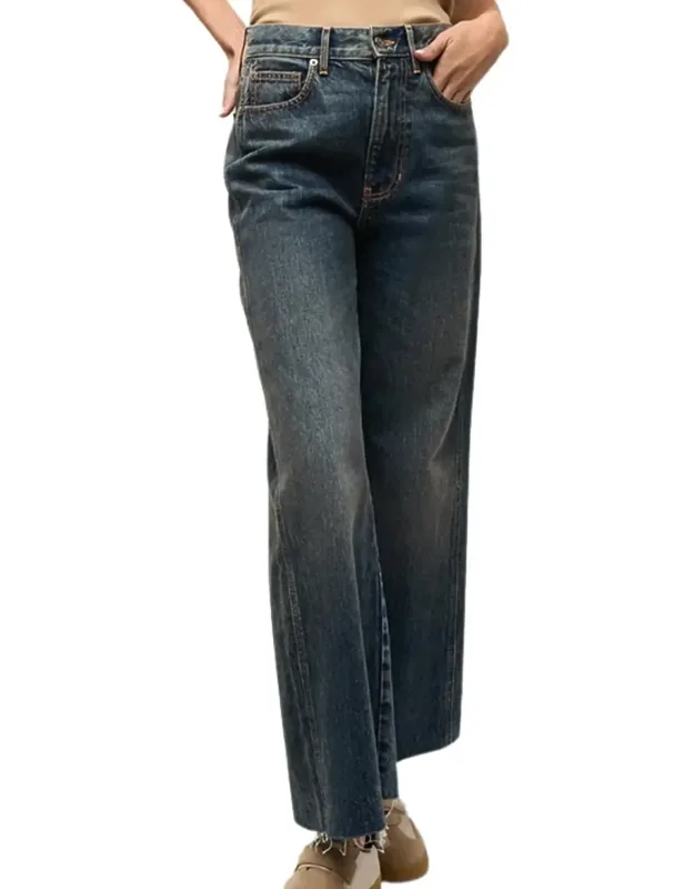 Cropped Wide-leg Jeans