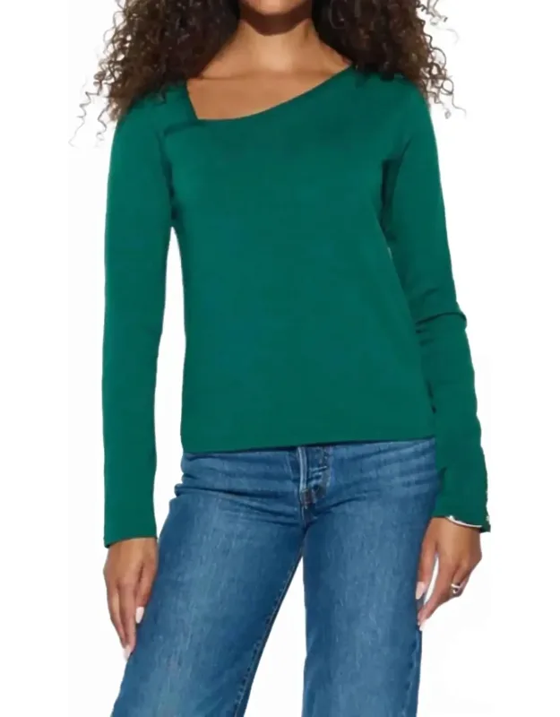 Asymmetrical Long Sleeve Top