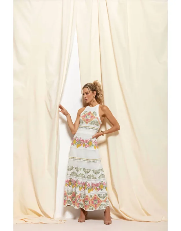 Tropical Long Dress