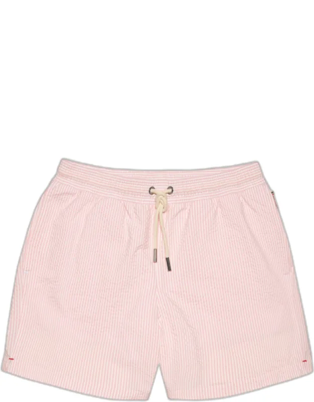 Seersucker Stripe Swim Shorts