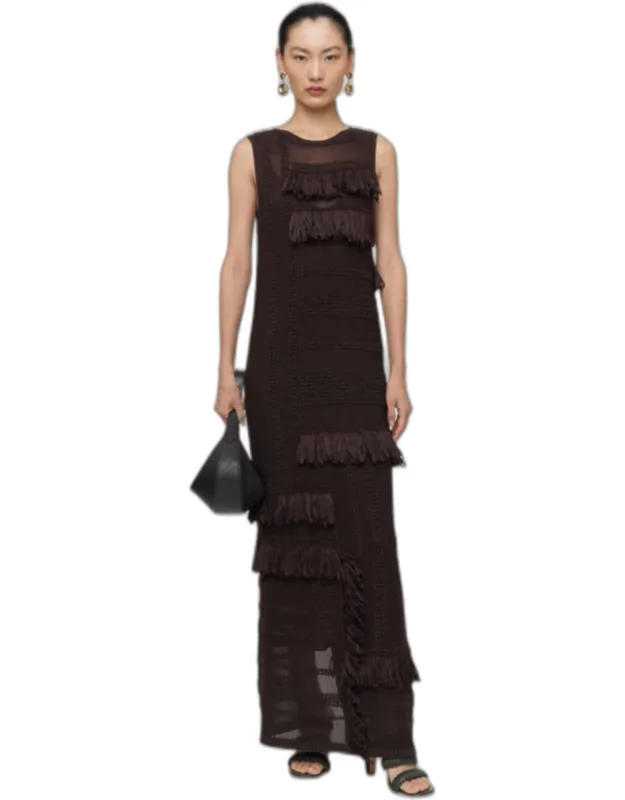 Raffia Fringe Dress