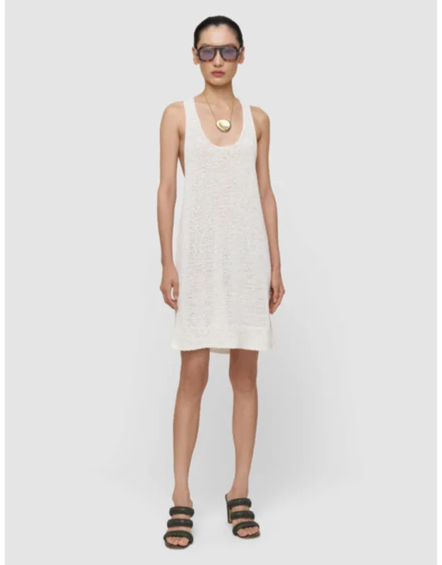 Open Cotton Knit Dress