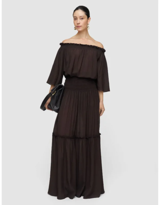Folia Textured Silk Skirt