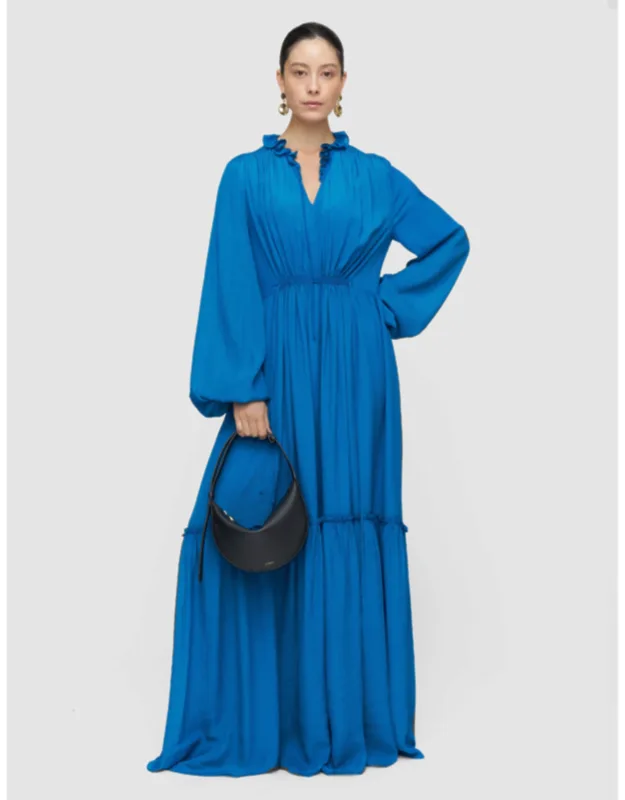 Lotus Textured Silk Dress