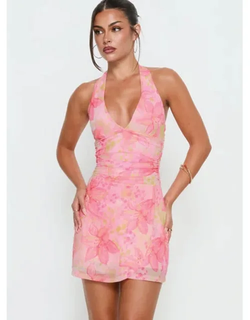 Let Go V Neck Mini Dress