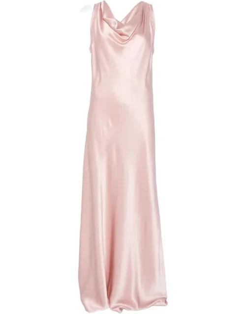 Embellished Cowl-neck Maxi Dress