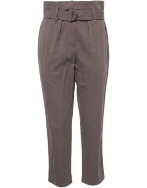 Cotton Belted Trousers
