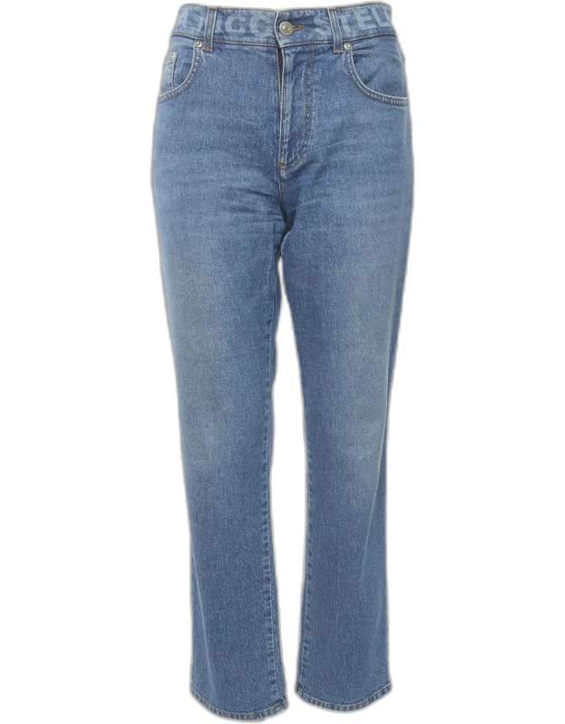Denim Straight Leg Jeans