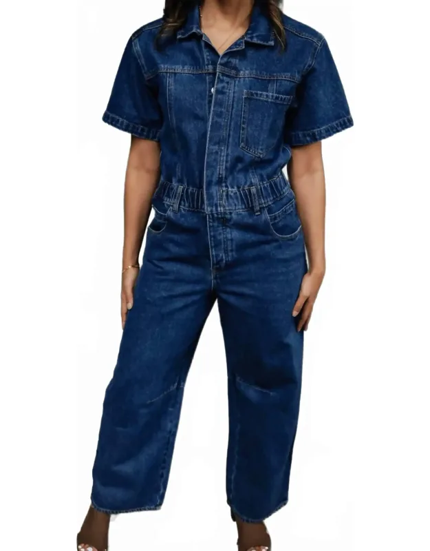 Maya Denim Jumpsuit