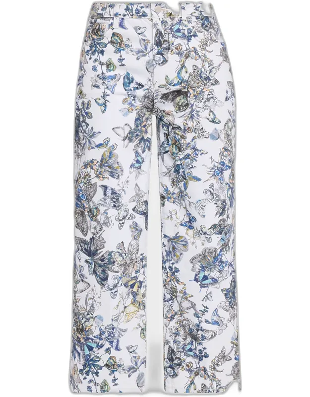 June Ultra-high Rise Straight Cropped Jeans