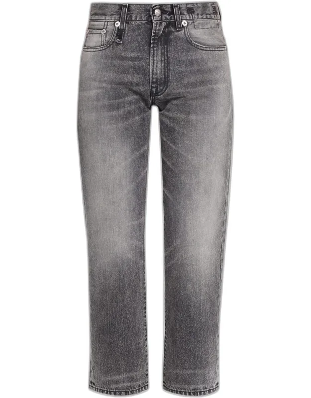 Straight Cropped Jeans