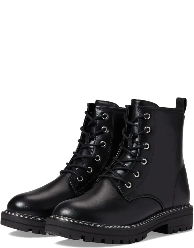 Youth Taunya Boots With Side Zipper Ankle Combat